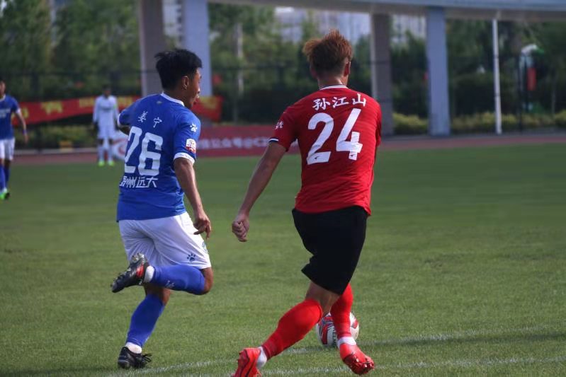青岛红狮队0-1泰州远大队