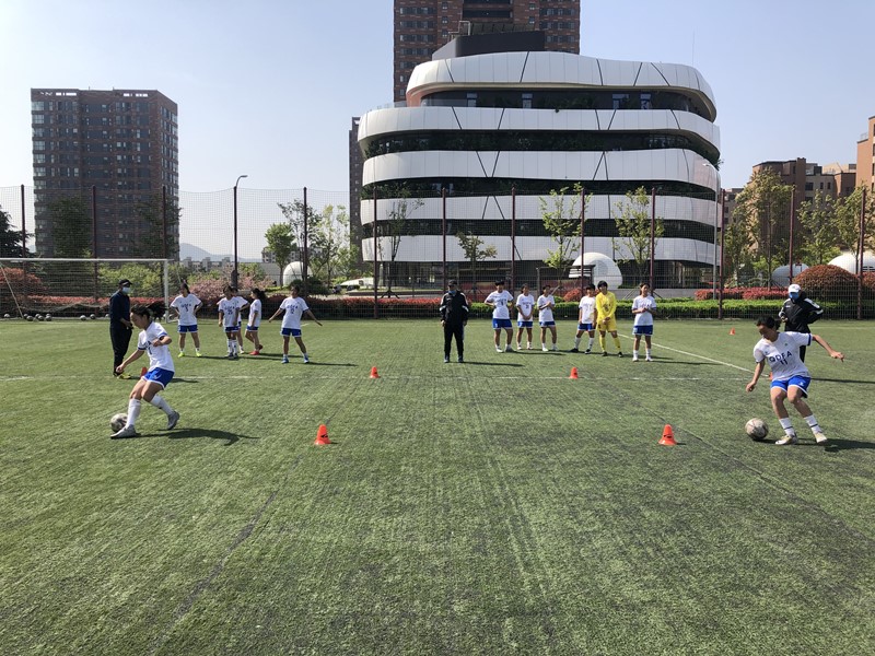 省运会足球队于中德生态园开展集训备战